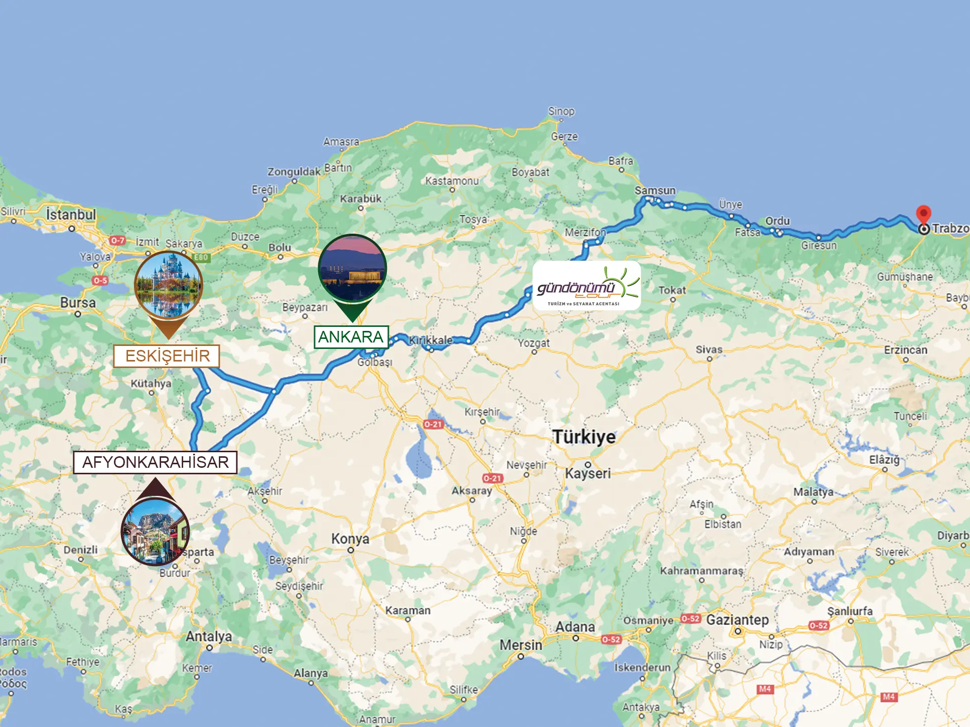 Ankara Eskişehir Afyon Turu